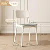 Silla de Plástico de Lujo Ligero Respaldo Silla Ocio Comercial Taburete Negro Comedor Restaurante Mesa y Sillas de Comedor Uso en el Hogar