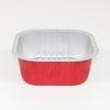 Caja de papel para freidora de aire cuadrada de 150 ml, recipiente de papel para hornear, caja de papel de aluminio, caja para empaque de postres, molde para pastel, papel de aluminio