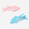 Accesorios para la Cabeza de Niños Delfín Azul Pinza para el Cabello Linda Gota de Pegamento Brillo Fino Pinza BB Pinza para Flequillo Pinza Lateral Pinza para Cabello Roto Pinza para Mujer