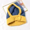 Diseño de nicho pasamontañas bufanda de invierno gorro de lana tejido integrado gorro de pullover cálido