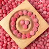 Raíz de Bodhi Natural Tallada Flor Flotante de Camelia Flor de Rosa Doble Cara Accesorios de Joyería DIY Material para Abalorios Al por Mayor