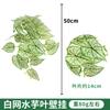 Simulación de planta verde con impresión 3D, hoja de tortuga, decoración de interiores para el hogar, material de pared para plantas de boda