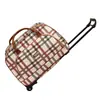 Bolsa con Ruedas para Viaje PU Resistente al Desgaste Bolsa de Mano para Cabina Maleta de Viaje con Ruedas Maleta Pequeña Fresca con Ruedas