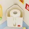 Caja de pañuelos de dibujos animados para pared para baño y cocina, estante de almacenamiento sin taladro, uso doméstico, creativo, de alta gama, linda caja de pañuelos