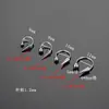 Acero de titanio piercing corporal humano acero inoxidable aro de labio transfronterizo tipo C barra de herradura clavo de labio aro de labio más vendido Amazon AliExpress
