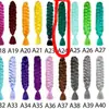 Peluca de Fibra Química Trenzas Grandes para Hombres y Mujeres Extensiones de Cabello Personalizadas 165g 41Pulgadas X-Pression Trenzas Cabello