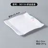 Platos de serie con calcomanías estilo chino de melamina, tazones blancos para buffet de arroz, platos fríos comerciales y platos para saltear para restaurantes