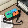 Bolso de Pecho Color Block para Hombres y Mujeres, Bolso Cruzado de Moda, Riñonera Versátil Multifuncional Estilo Japonés, Bolso Casual de Moda Nuevo 2026