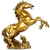 Adornos de Caballo de Latón, Artesanías, Decoraciones Metálicas para Oficina, Caballo Saltando, Caballo de Latón al por Mayor