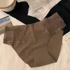 Calcinhas femininas sem costura de seda gelada 2026 novo modelo sexy de malha verão finas transparentes cintura média-baixa rendadas calcinhas femininas