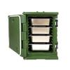 Caja de aislamiento para alimentos de plástico rotatoria Peng Wen de 90L caja de catering para cantina escolar armario de aislamiento para alimentos de cantina caja de aislamiento para platos