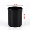 Copo de Vidro para Vela Tealight de Aromaterapia Transparente Fosco Kit de Material Artesanal DIY Lâmpada de Manteiga Copo Vazio para Exibição