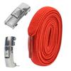 Hebilla de Cordón Elástico Perezoso de 8 mm Sin Atar Cordón de Zapato Elástico de 8 mm de Ancho para Hombres y Niños Sujetador Sin Atar