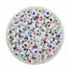 4*7mm acrílico coração de pêssego monocolor multicolorido formato de coração contas de amor em atacado pulseira de amizade joias DIY acessórios