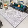 Alfombra persa vintage para sala de estar y dormitorio, alfombra grande, fácil de mantener, alfombra para sofá y mesa de centro, felpudo de lujo ligero marroquí