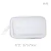 Necessaire Transfronteiriça, Impermeável e Resistente a Manchas, Bolsa de Armazenamento de Cosméticos de Grande Capacidade, Necessaire Portátil Fosca de PVC