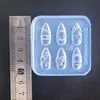 Molde Versátil para Uñas Arte Fresa Dulce Crema Manicura Francesa Molde de Silicona