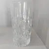 Copo de Whisky de Fundo Grosso Vidro de Alta Qualidade Cristal Doméstico Comercial Luxo Leve Flor Gravada Copo de Cerveja Copo de Vidro para Bebidas Alcoólicas