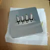 Estilo industrial retrô painel de aço inoxidável cinza cor primária trefilado interruptor de alavanca 86 tomada metálica aberta e oculta