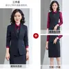 Traje de Falda Negra de Una Pieza para Mujer con Cadera a Media Pierna Traje Profesional Vestido para Hombre y Mujer Traje de Recepción de Hotel