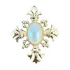 Accesorios de Aleación con Pedrería de Perlas Placa de Flor para Manualidades Hebilla de Pedrería Adornos Botones para Ropa Bolsos Hechos a Mano En Stock Venta al por Mayor