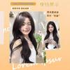 Peruca Yi Yue Ting Cabelo Longo Feminino Cobertura Total da Cabeça Penteado Cabelo de Simulação Franja em Oito Ondas Longas Cabelo Cacheado Cobertura de Peruca