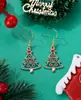 Série de Brincos Personalizados de Natal Transfronteiriços Chapéus de Natal, Pontos de Alce, Árvores de Natal, Bonecos de Gengibre e Outros Brincos Venda por Atacado