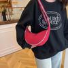 Bolso de hombro transfronterizo nuevo, estilo japonés, sencillo, de gran capacidad, combinable con todo, bolso de mujer de alta gama, bolso tipo bola de masa.