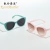 Novos óculos de sol da moda Arc de Triomphe 2324 All-match Retro UV-proof Óculos de sol femininos INS Wind Óculos de sol