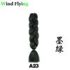 Extensiones de Cabello de un Solo Color Trenzas Jumbo Rastas Africanas Reggae Hip-Hop Trenzas de Boxeo Trenzas Retorcidas 100g