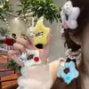 Otoño e Invierno Estrella Lindo Botón Miffy Conejo Peludo Dulce Pasador Niña Pasador de Pelo de Felpa Flequillo BB Accesorios para el Cabello