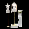 Estilo Coreano Corpo Plano Modelo Plano Adereços Manequim Feminino Vitrine Meio Corpo Mesa Loja de Roupas Suporte de Exibição de Modelo Corpo Inteiro