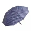 Guarda-chuva Dobrável Duplo Reforçado Yu Zhong Atacado Homens Mulheres Guarda-chuva Xadrez para Casa Guarda-chuva para Presente de Negócios Fabricante Venda Direta