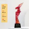 Novo Troféu de Cristal de Vidro com Animal, Troféu Comemorativo de Prêmio de Funcionário Destaque, Troféu de Aniversário de Alto Padrão e Atmosférico