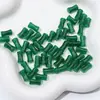 Imitación de Jade Vidrio Agujero Recto Cuentas de Bambú Hecho a Mano DIY Estilo Antiguo Collar Pulsera Accesorios Joyería con Cuentas Semiacabados Cuentas Sueltas