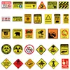 50 Peças de Adesivos de Sinal de Proibido Entrar para Educar Crianças, Adesivos Decorativos de Parede e Mesa, Adesivos para Atacado Transfronteiriço