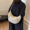Moda Nova Chegada Diamante Xadrez Algodão Bolsa Outono e Inverno Leve Bolsa de Ombro Ruiying Grande Capacidade Bolsa Crossbody Bolsa Feminina Vintage