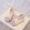 Botas Estilo Princesa para Niñas Bebé Suela Suave 2026 Otoño Invierno Nuevas Botas Cortas para Niñas con Felpa Adicional Botas de Piel para Niña con Pedrería