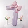 Corbata de Moño Estilo Ins Globos Morados con Números de 40 pulgadas para Decoración de Escena de Fotos de Fiesta de Primer Cumpleaños Infantil