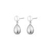 Brincos de pérolas redondas de gotas de água de metal vintage Brincos femininos leves de luxo de nicho de design de moda sofisticada elegantes brincos