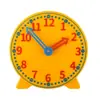 Reloj de enseñanza grande Modelo Escuela Primaria Matemáticas primer y segundo grado material didáctico esfera del reloj Mesa reloj para estudiante enlace de dos manecillas