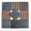 Piso de plástico para exteriores de balcón, terraza con protección anticorrosión, jardín, patio, entrelazado, a prueba de sol, piso de imitación madera de PP, fábrica