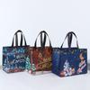 Bolsa de regalo navideña transfronteriza de Amazon en stock, bolsa de compras de regalo con revestimiento de Papá Noel, bolsa no tejida