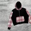 Cárdigan Casual de Calle de Moda Hip-Hop Transfronterizo Otoño e Invierno Europeo y Americano Cárdigan de Alta Calle Sudadera con Capucha y Cremallera Sudadera al por Mayor