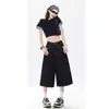 Jeans Rectos de Tiro Alto Estilo Retro Americano con Caída para Mujer, Nuevo Estilo de Verano, Corte Holgado, Pantalones Acampanados Versátiles para Figuras Pequeñas