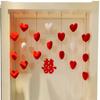 Casa Casamento Amor Cortina Alta Cor Valor Explosões Pequeno Livro Vermelho Decoração de Quarto de Casamento Menina Coração Princesa Cortina de Quarto Pendurada