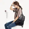 Mochila Casual para Mujer 2025 Borla de PU Bolso Versátil para Mujer Bolso de Estudiante Bolsa de Viaje Escolar Bolsa de Viaje de Negocios para Mujer