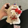 Auténtico Peluche de Dibujos Animados Sanrio Hello Kitty Bolsa Decoración Colgante Llavero Colgante
