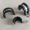 Braçadeira em forma de U com Revestimento de Borracha, Braçadeira de Selle de Aço Inoxidável Semi-Revestida de Borracha, Gama Completa de Especificações