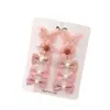 Set de Pinzas para el Cabello de Niña de Amazon Cuadros Puntos Estambres Clip para Flequillo de Niñas Lindos Mini Accesorios para el Cabello de Niñas